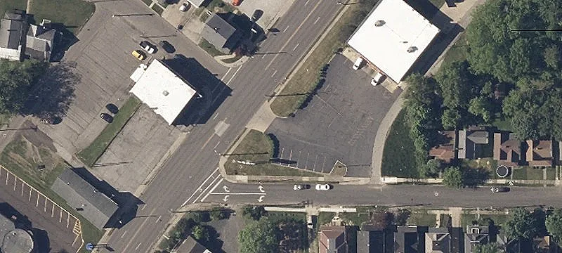 Freestanding Corner Retail Building