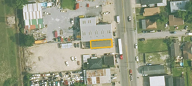 Fenced Gravel Lot with Office
