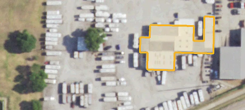 Industrial Building with Outdoor Storage