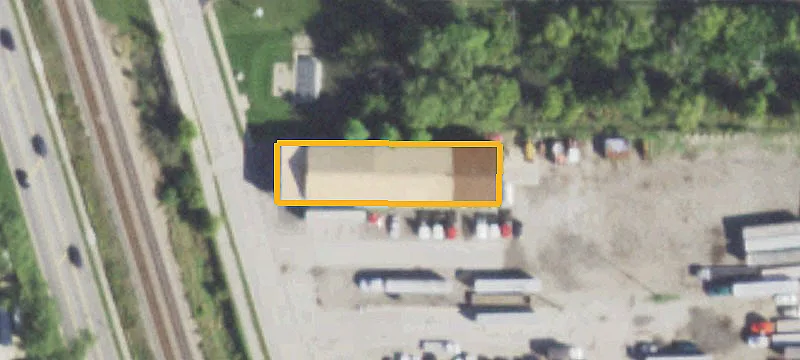 Industrial Warehouse with Drive-In Door