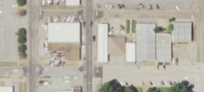 Auto Supply Store with Corner Building