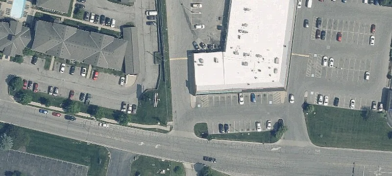 Open Strip Center with Parking