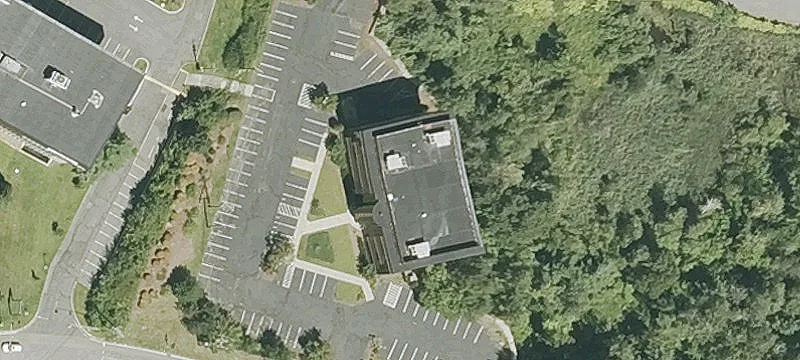 Renovated Glass-Front Office Building