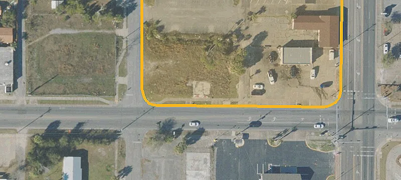 Cleared Corner Development Lot