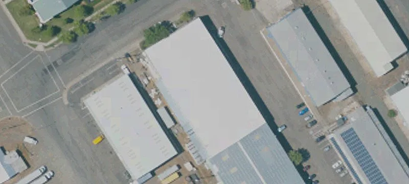 Wood Truss Warehouse with Yard