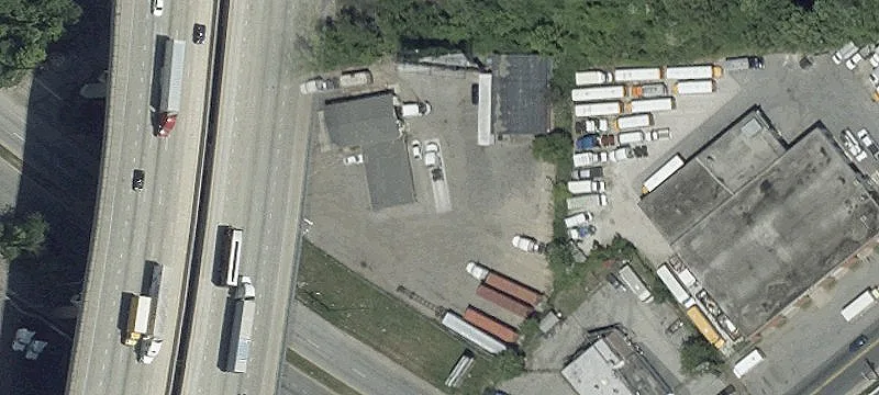 Warehouse Buildings on Fenced Lot