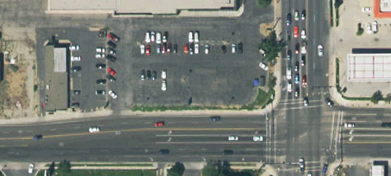 Retail Building at Busy Intersection