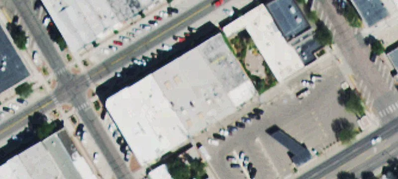 Downtown Retail Building with High Ceilings
