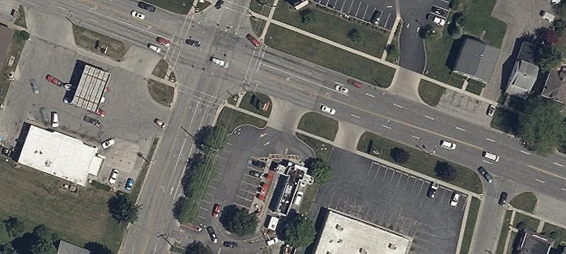 Drive-Through Fast Food Building