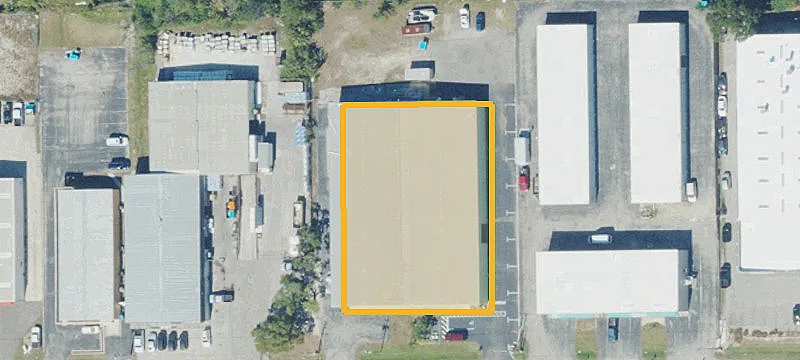 Warehouse with Outdoor Storage