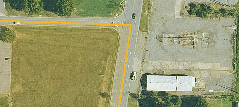 Level Cleared Commercial Land Site