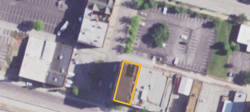 Office Building with Parking Lot