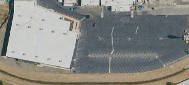 Shopping Center with Monument Signage