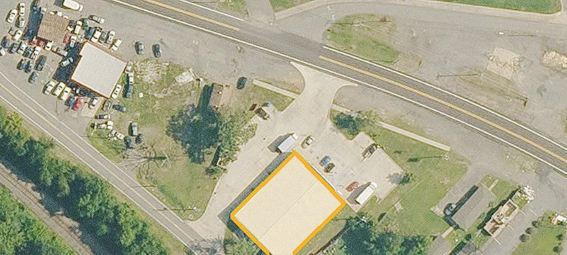 Retail Storefront with Large Parking Lot