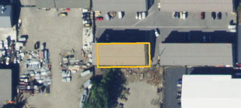 End Unit Flex Space with Overhead Door
