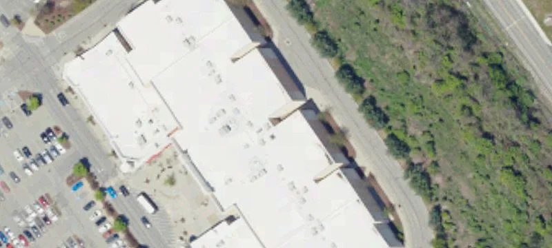 Shopping Center Space with Signage