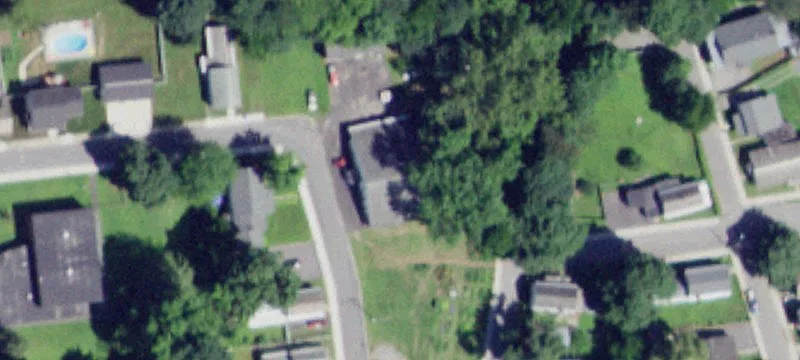 Multifamily Building on a Corner Lot