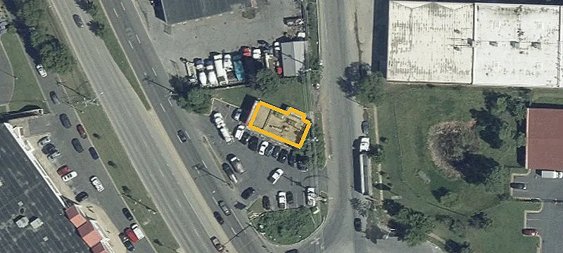 Warehouse on a Corner Lot