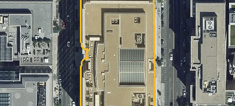 Retail Space Next to Parking Garage Entrance