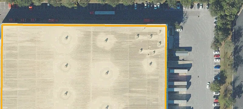 Truck Terminal with Guard-Gated Yard