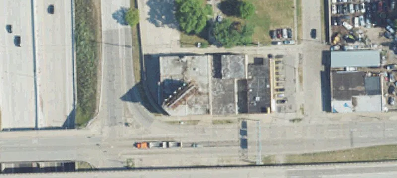 Drive-In Showroom Auto Shop Building
