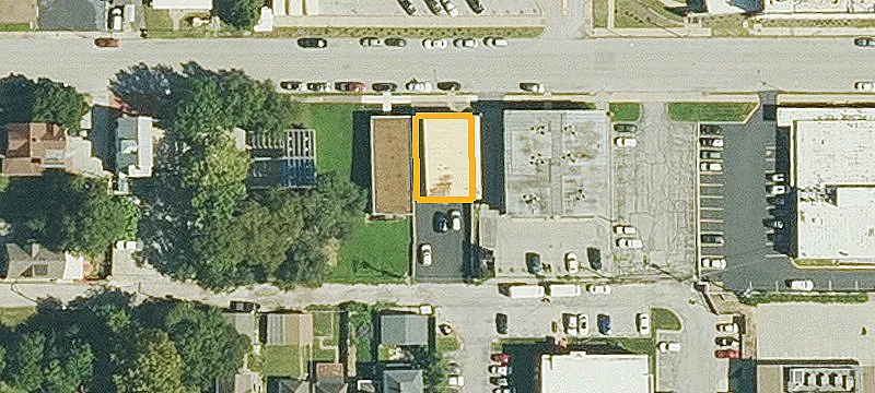 Two-Story Corner Commercial Building