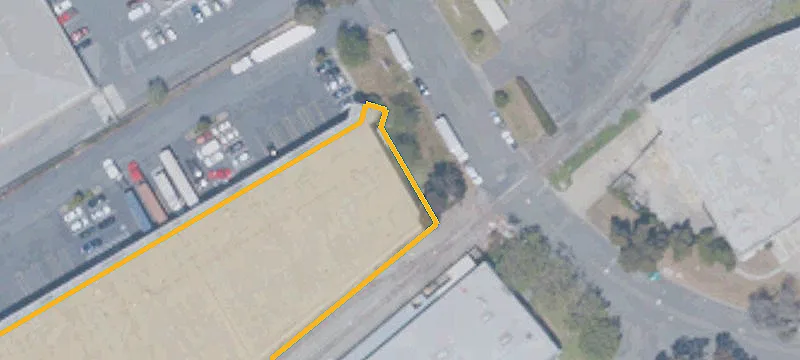 Warehouse with Recessed Doors