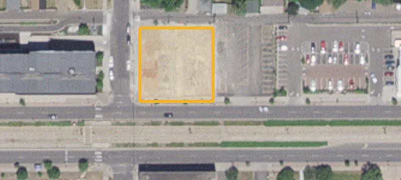 Flat Graded Redevelopment Land