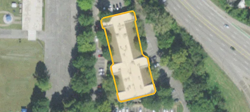 Office Park with Overhead Door Access