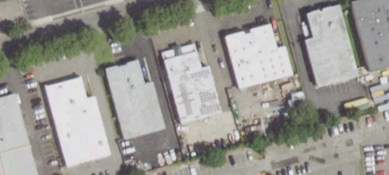 Warehouse with Solar Panels
