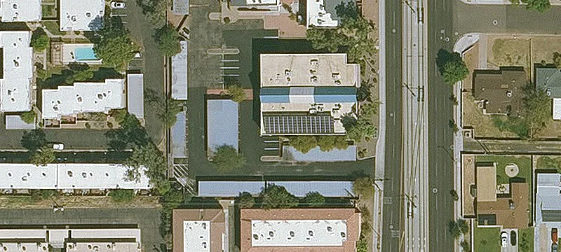 Solar-Powered Two-Story Office Building