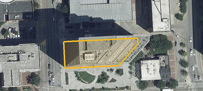 Office Building with Harbor Views