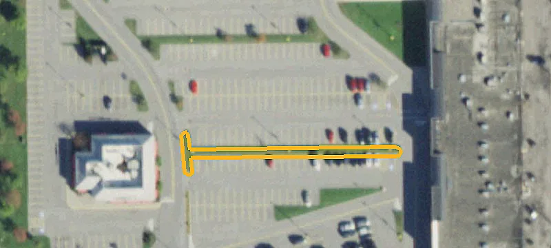 Shopping Center with Signalized Access