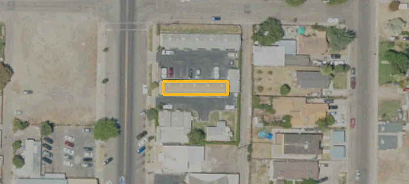 Freestanding Retail Building with Storage Yard