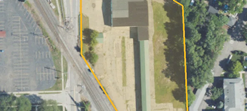 Warehouse Building with Outdoor Structures