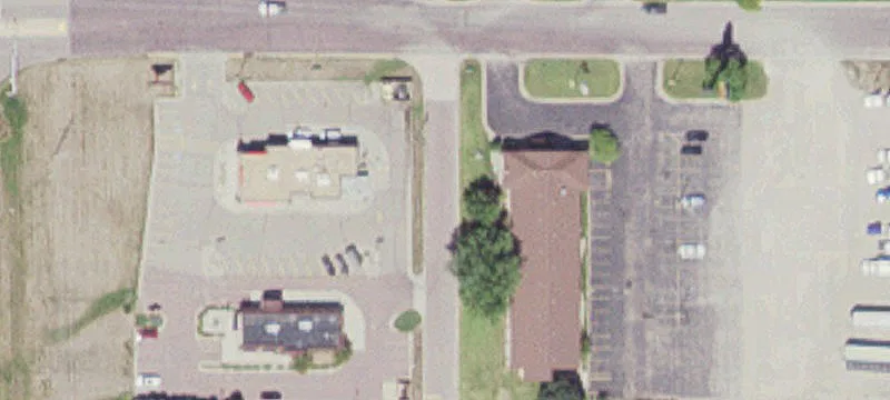 Office Building with Drive-Through Window