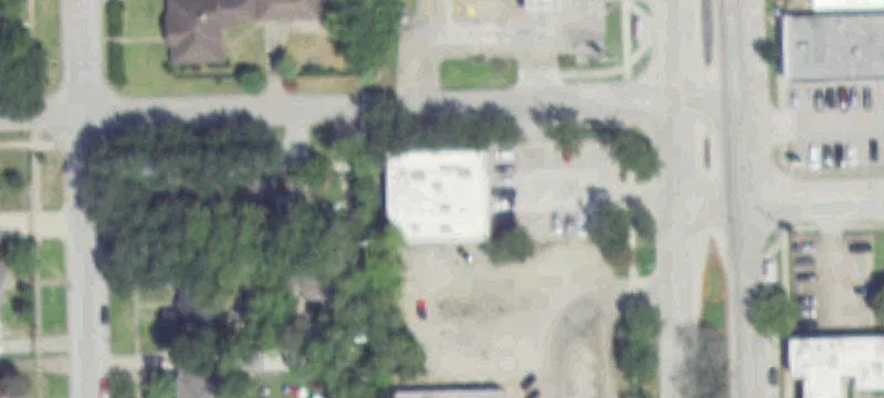 Strip Mall Anchored by Papa John's