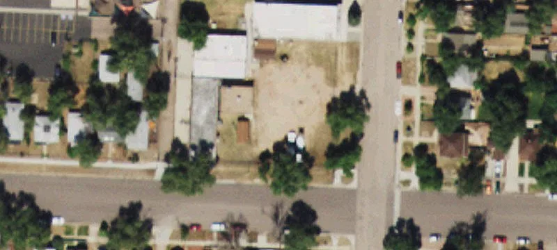 Warehouse and Yard with Drive-In Door