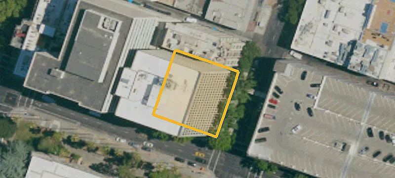 Office Suites with Enclosed Skywalk Access