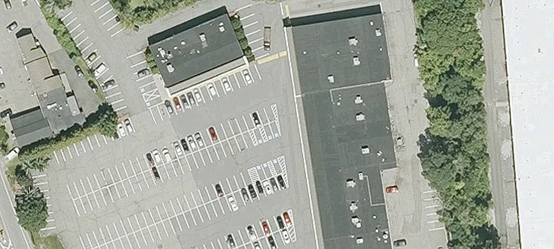 Shopping Center with Single-Story Retail Buildings