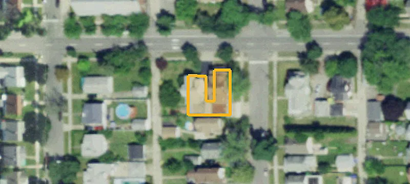 Two-Family Duplex on Corner Lot