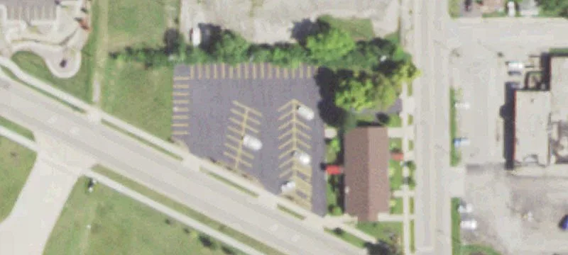 Office Building with Overhead Door