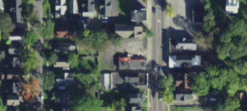Convenience Store Building with Off-Street Parking