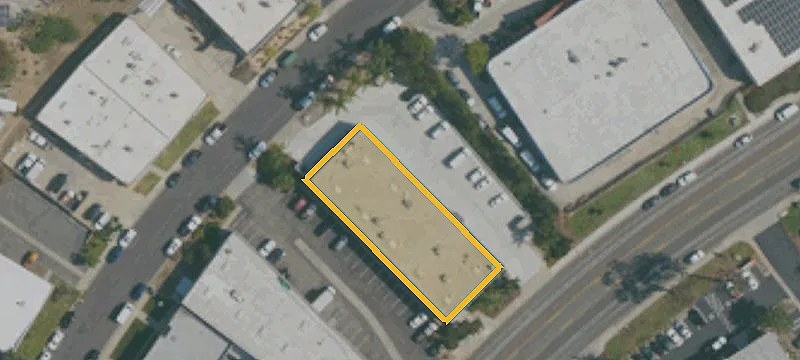 Warehouse Building with Roll-Up Doors