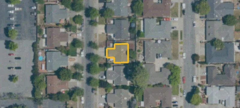 Duplex with Separate One-Car Garages