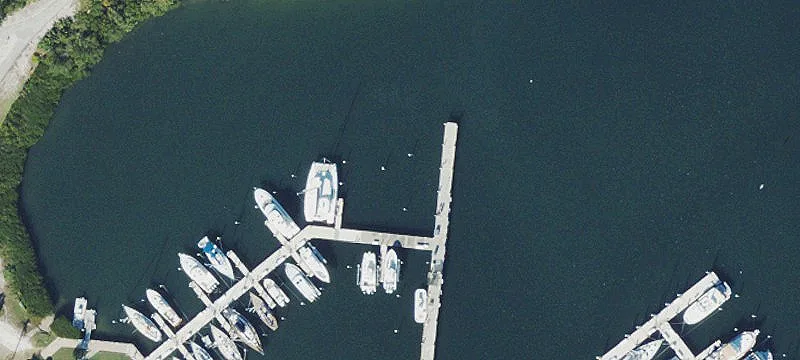 Marina Boat Slip with T-Dock
