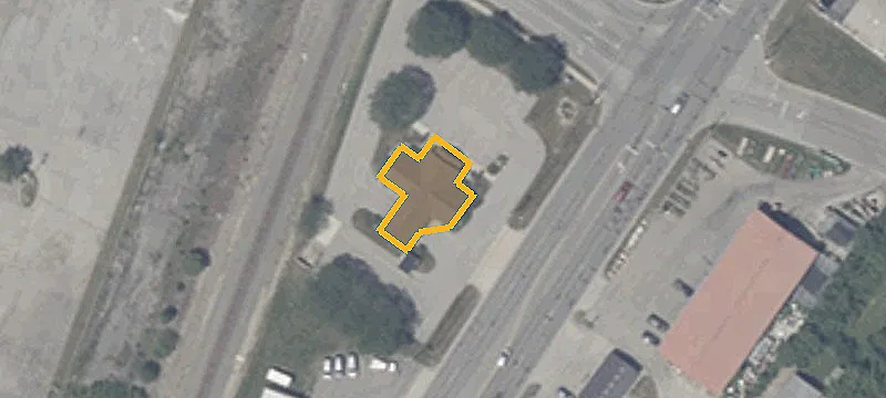 Freestanding Bank Branch with Drive-Through