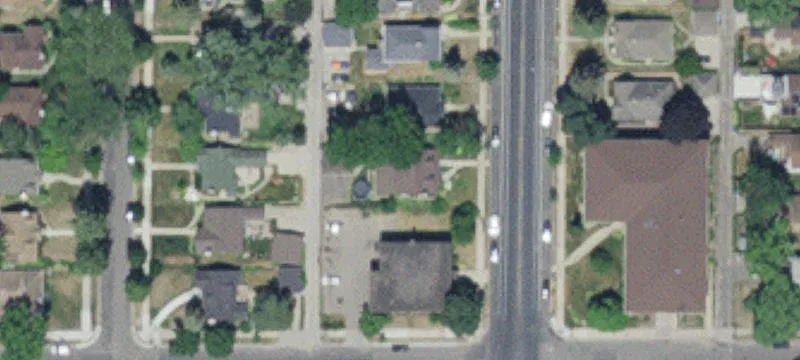 Mixed-Use Building with Separate Entrances