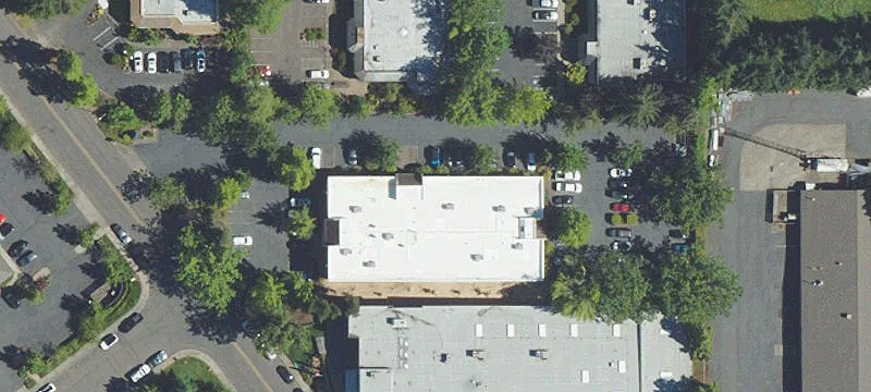 Office Building with Garden-Level Entrances
