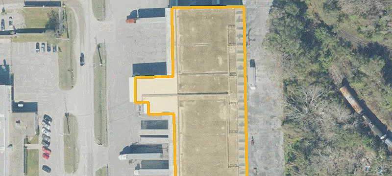Secured Outside Storage Warehouse